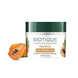 Biotique Papaya Tan Removal Brightening Revitalizing Face Scrub 75g