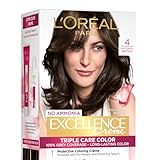 LOreal Paris Excellence Creme Hair Color 4 Natural Brown 72ml100g