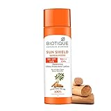 Biotique Bio Sandalwood Sunscreen Ultra Soothing Face Lotion SPF 50 Ultra Protective Lotion Keeps Skin Soft Fair and Moisturized Water Resistant For All Skin Types 190ml