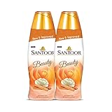Santoor Beauty Perfumed Talc with Sandalwood Extracts 150g Pack of 2