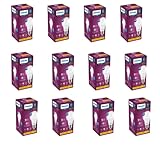 Philips Base E27 9Watt LED Bulb Pack of 12 Warm White