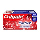 Colgate MaxFresh Toothpaste Spicy Fresh Red Gel paste with Menthol for Super Fresh Breath 600gm Saver Pack