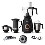Philips Stainless Steel Mixer Grinder Food Processor 3in1 750 Watt Mixer Grinder for home Juicer Food Processor 4 Jar