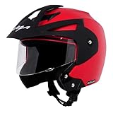 Vega Crux ISI Certified FlipUp Helmet for Men and Women with Clear Visor