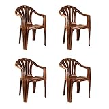 Cello Capri Arm Chair Sandalwood Brown Set of 4 at Rs3005
