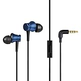 XIAOMI Wired inEar Earphones with Mic Ultra Deep Bass Metal Sound Chamber Blue
