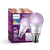 Philips WiZ 9W B22 WiFi Bluetooth LED Smart Bulb with Music Sync Compatible with Amazon Alexa Google Assistant 16 Million Colours Motion Sensing Technology Pack of 1 at Rs 399