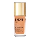 Lakme Powerplay Priming Foundation Natural Flawless Finish Medium To Full Coverage Built in Primer Long LastingSPF 20 Cool Cinnamon 25 ml