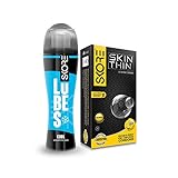 Skore Skin Thin Condoms 10s and Cool Lubes 50 ml
