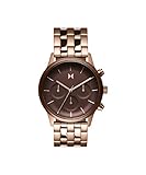 MVMT Stainless Steel Analog Brown Dial Women Watch28000063D Rose Gold Band