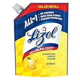 Lizol Disinfectant Surface Floor Cleaner Liquid Refill Pack Citrus 1800 ml at Rs 281