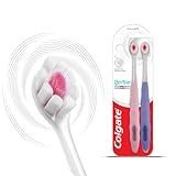 Colgate Gentle UltraFoam Ultra Soft Bristles Manual Toothbrush for adults 2 Pcs Soft Bristles for Superior Clean Assorted