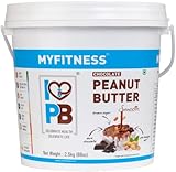 MYFITNESS Peanut Butter Chocolate Spread Smooth 25kg 22g Protein 6g Fiber Tasty Healthy Nut Butter Spread for Breakfast Snacks Cholesterol Free Zero Trans Fat Creamy Peanut Butter