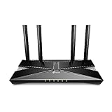 TPLink Archer AX23 AX1800 DualBand WiFi 6 Router 1800 Mbps Speed Gigabit Wireless Beamforming OFDMA NextGen Platform DualCore CPU One Mesh Easy Setup Black
