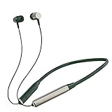 ZEBRONICS ZebEvolve BTv50 Voice Assistant Rapid Charge Dual Pairing Call Function Magnetic Earpiece Bluetooth Wireless in Ear Earphones with Mic Metallic Green