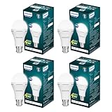 Philips Stellar Bright Rechargeable Emergency Inverter LED Bulb B22 85WattCrystal WhitePack of 4