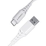 Ambrane 60W 3A Fast Charging Output Cable with TypeC USB Cable to USB for Mobile Neckband