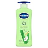 Vaseline Aloe Fresh Body Lotion24 HR Long Lasting Moisturisation with Aloe Vera extract and Menthol 400ml