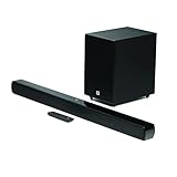 JBL Cinema SB271 Dolby Digital Soundbar with Wireless Subwoofer for Extra Deep Bass 21 Channel Home Theatre with Remote HDMI ARC Bluetooth Optical Connectivity 220W