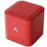 Ambrane 5W Wireless Bluetooth Mini Speaker with 12Hrs Playtime Immersive Sound 40mm Driver Bluetooth V51 Strong Connectivity Portable Design Integrated Music Call Control Cube Red
