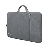 Dyazo Slim 15 to 156 Inch Laptop Sleeve Laptop Cover Case with Handle Accessories Pocket Universal Compatible for Dell HP Lenovo Asus and All Other Notebook etc Grey