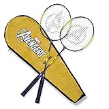 Thor Badminton Racket Set of 2 by Starter Ideal for Regular Practice Session Badminton Set MultiColour
