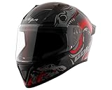 Vega Bolt Octopus ISI Certified Full Face Motorcycle Helmet