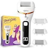 Lifelong PediGlide 3in1 Callus Remover Electronic Foot Scrubber for Dead Skin