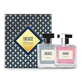 Engage Gift Set Moments Luxury Perfume Gifts For Women Men Homme Femme 200ml Long Lasting Smell Men Women Perfume Pack of 2 Best Birthday Anniversary Gift Hamper by ITC Eau De Parfum