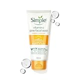 Simple Protect N Glow Vitamin C Glow Facial Wash 100ml 100 SoapFree Facewash Bright radiant skin For dull tired skin