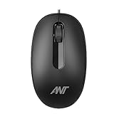Ant OM120 Wired Optical Mouse 1000 DPI 3ft Cable Easy and