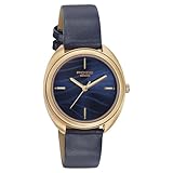 Sonata Poze Quartz Analog Blue Dial Leather Strap Watch for Women