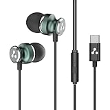 Ambrane TypeC Wired in Ear Earphones 10Mm Bass Drivers