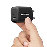 Ambrane 45W Dual Port GaN Charger USB TypeC QC PD Technology