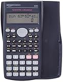 Amazon Basics AB82MS 240 Functions and 2Line Display Scientific Calculator 240 Function Scientific Calculator 2Line Large Display Blue