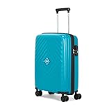 VIP Cabin Polypropylene PP Quad Active 55 Cm 8 Spinner Wheels Trolley Bags