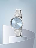French Connection Analog Blue Dial Womens Stainless Steel Watch