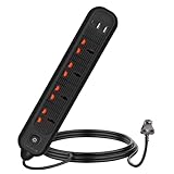 ZEBRONICS Power BAR 145 Extension BoardStrip 2000 Watts 10 Amps 1x Type C Port 4X Universal Socket 2X USB Port LED Indicator OnOff Switch Wall Mountable 5 Meter Black