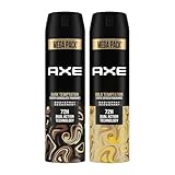 Axe Dark Temptation Mens Deodorant Axe Gold Temptation Long Lasting Deodorant Bodyspray For Men With An Irresistible Scent 215ml Pack of 2