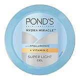 Ponds Hydra Miracle Super Light Gel with Hyaluronic Acid Vitamin C 100g at Rs 209