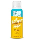 Bombay Shaving Company Sports Ready SPF 65 PA Sunscreen Spray and mist Light and weightless HighPerformance Sun Protection QuickAbsorbing NonSticky Oil free No White Cast Oxybenzone free SportReady SweatResistant spray 100ml