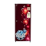 Midea 215 L 2 Star Direct Cool Refrigerator MRD215D2HPCW Wine Flower 2025 Model