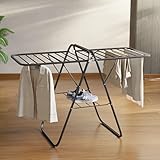 Lifelong Foldable Cloth Drying Stand Compact Laundry Rack with Iron Frame AntiSkid Legs Durable SpaceSaving Cloth Dryer Ideal for Drying Clothes Indoors or Outdoors LLHICDR04 at Rs 849
