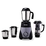 Wonderchef Vista Mixer Grinder 4 Multipurpose Jars 750W Sharp Stainlesssteel Blades For Masalas Chutneys Fresh Fruit Juices 3Speed Control Advanced Safety Features 2Year Warranty at Rs 2445