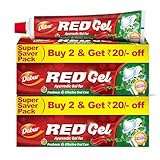 Dabur Red Gel Ayurvedic Toothpaste 150g x 4 at Rs199