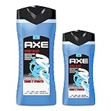 AXE Sport Blast 3in1 Body Face Hair Wash Invigorating Freshness Cleanses Energizes Combo of 2 250ml 400ml