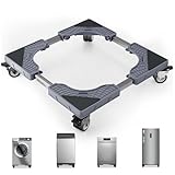 BUILDSKILL 200Kg Washing Machine Stand Adjustable SS Tubes