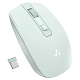 Ambrane Wireless Mouse with 24GHz USB Nano Dongle Silent Click Optical Orientation Click Wheel 4 Buttons 1600 Adjustable DPI Both Hand Use Compatible with PC Mac Laptop Sliq 3 Green at Rs 229