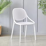 Home Centre Neal Polypropylene Chair Pack of 1 White 1