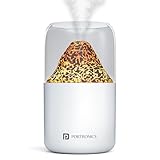 Portronics Magma 2in1 Volcano Water Mist Humidifier Night Lamp